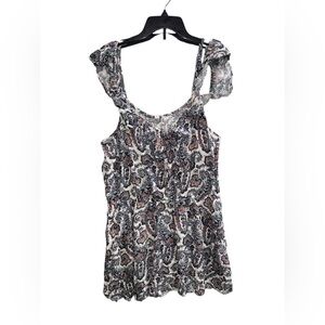 American Eagle Outfitters Boho Peasant Ruffled Cold Shoulder Dress Size XXL